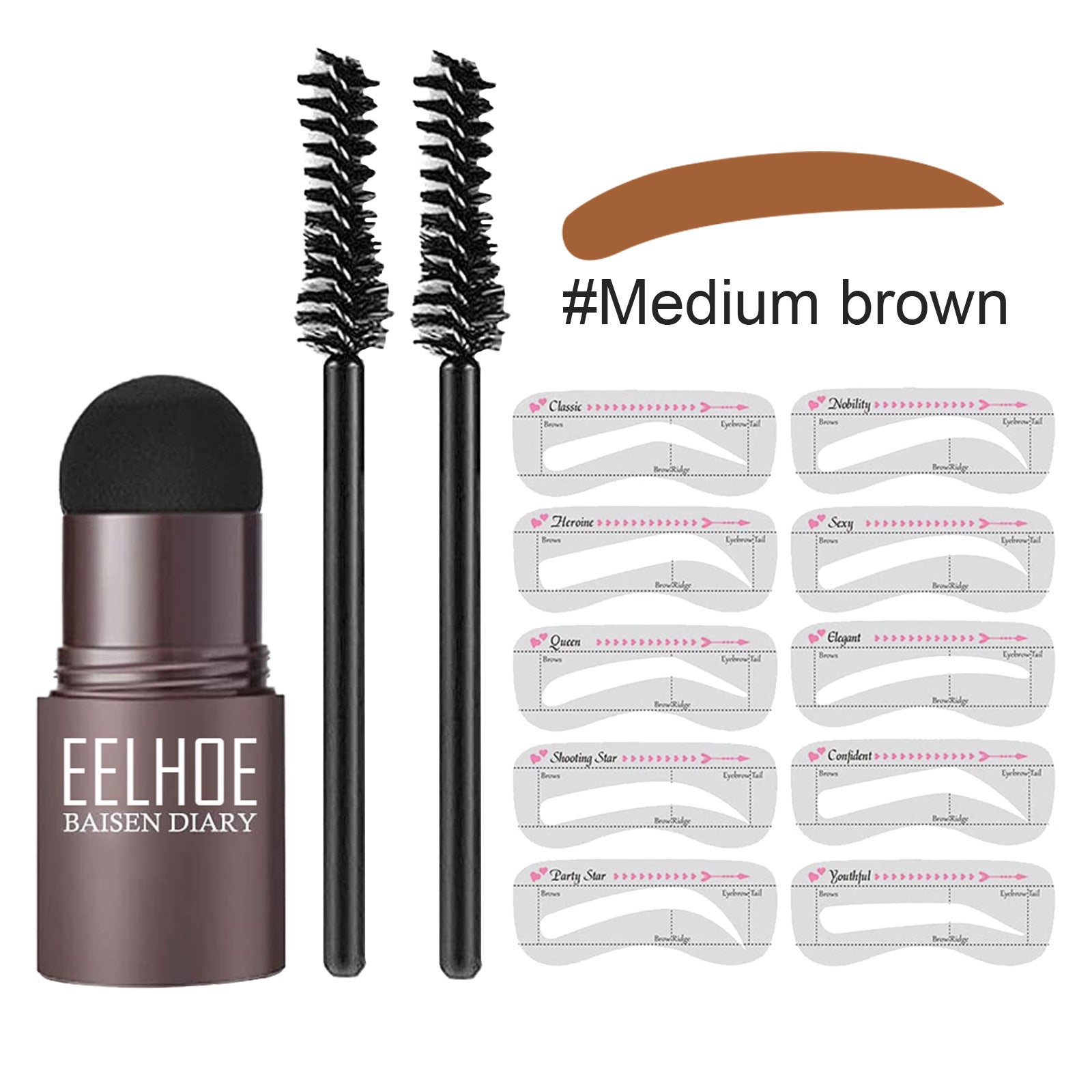 Eyebrow Mold Set Makeup Powder Eyebrow Mold Set Makeup Powder
